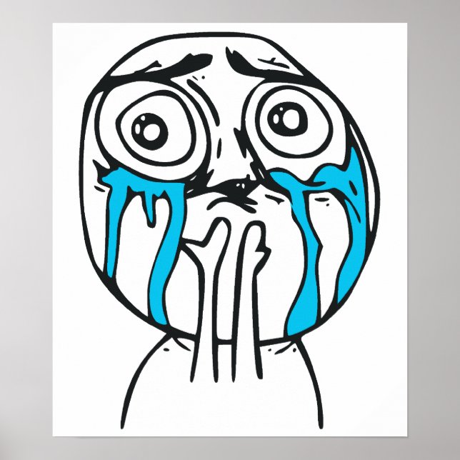 Cuteness Overload Cute Rage Ansikte Memine Poster (Framsidan)