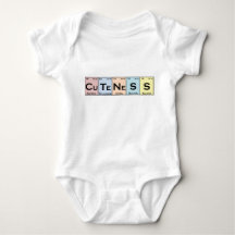 CuTeNeSS periodisk inslag baby romper