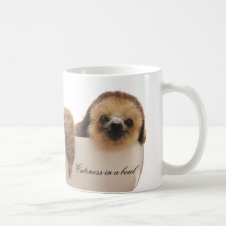 "Cuteness Slothmugg i för en bunke" Kaffemugg