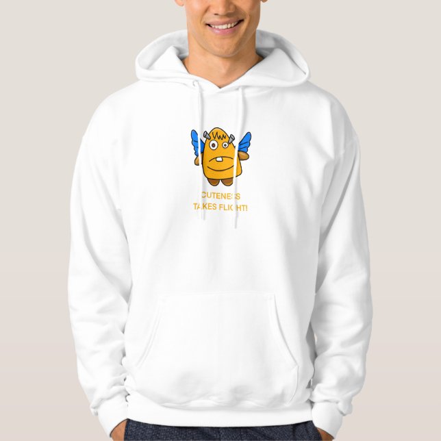 Cuteness tar flyget Tee Hoodie (Framsida)