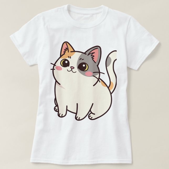 Cutenessand-kattens Tassar T Shirt (Design framsida)