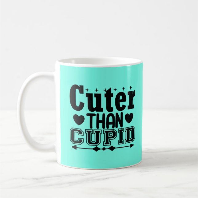 Cuter Than Cupid Kaffemugg (Vänster)
