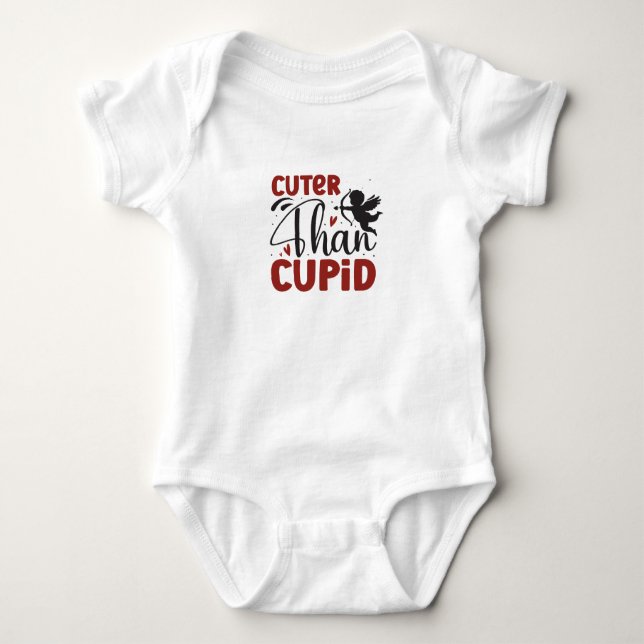 Cuter Than Cupid T Shirt (Framsida)