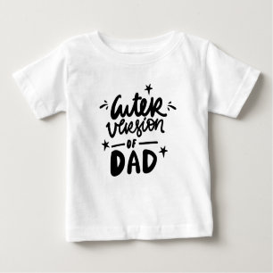 Cuter-version av Pappa Funny Baby T-Shirt