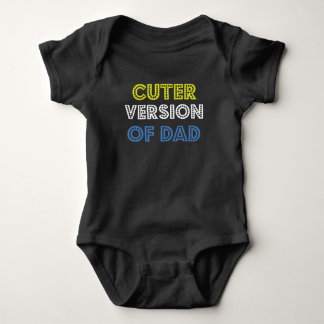 Cuter Version of Pappa Baby Jersey Bodykostym T Shirt