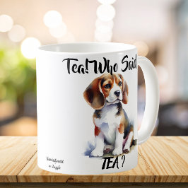 Cute's som sa Teas beagle Kaffemugg