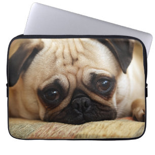 Cutest Baby Animals Baby Pug Puppy Laptop Fodral