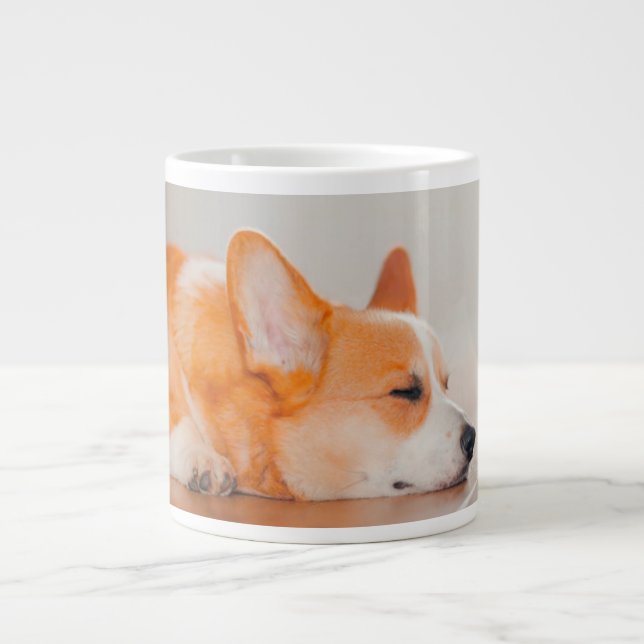 Cutest Baby Animals | Corgi Sleeping Jumbo Mugg (Framsidan)