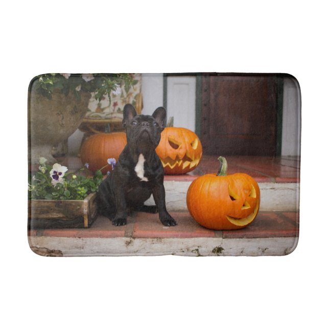 Cutest Baby Animals | French Bulldog Halloween Badrumsmatta (Framsidan)