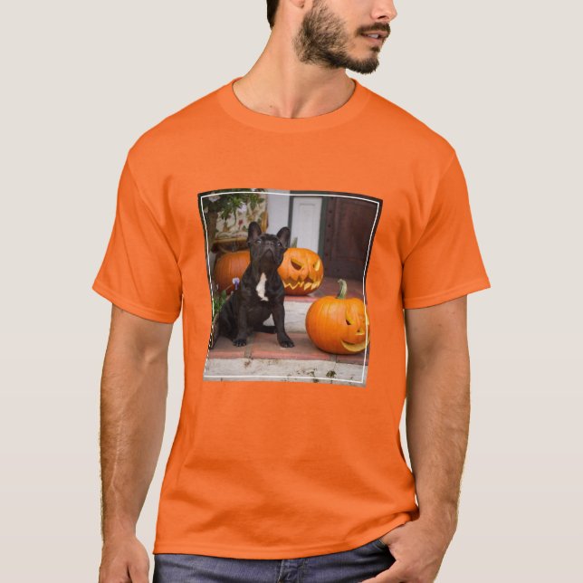 Cutest Baby Animals | French Bulldog Halloween T Shirt (Framsida)