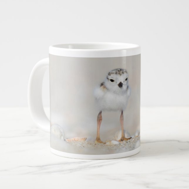 Cutest Baby Animals | Piping Plover Chick Jumbo Mugg (Framsida vänster)