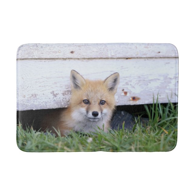 Cutest Baby Animals | Red Fox Kit Peeking Badrumsmatta (Framsidan)