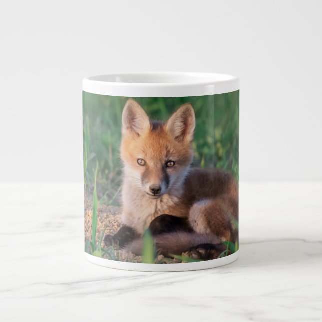 Cutest Baby Animals | Red Fox Kit Relaxing Jumbo Mugg (Framsidan)