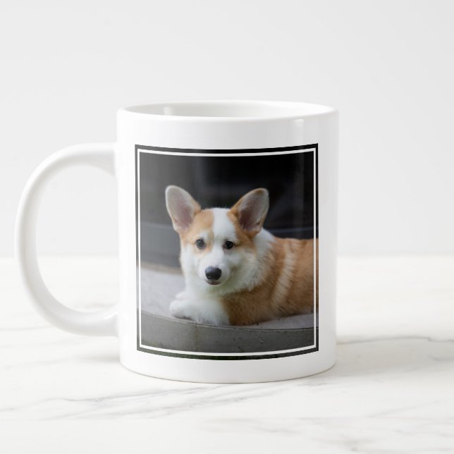 Cutest Baby Animals | Relaxing Corgi Puppy Jumbo Mugg (Vänster)