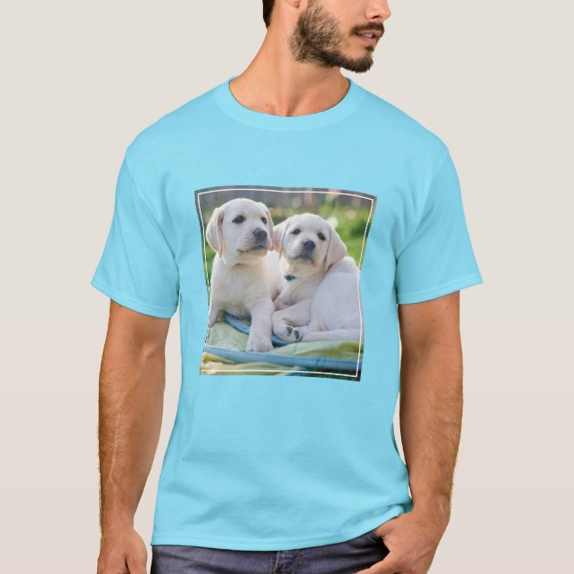 Cutest Baby Animals | Yellow Labrador Retrievers T Shirt (Framsida)