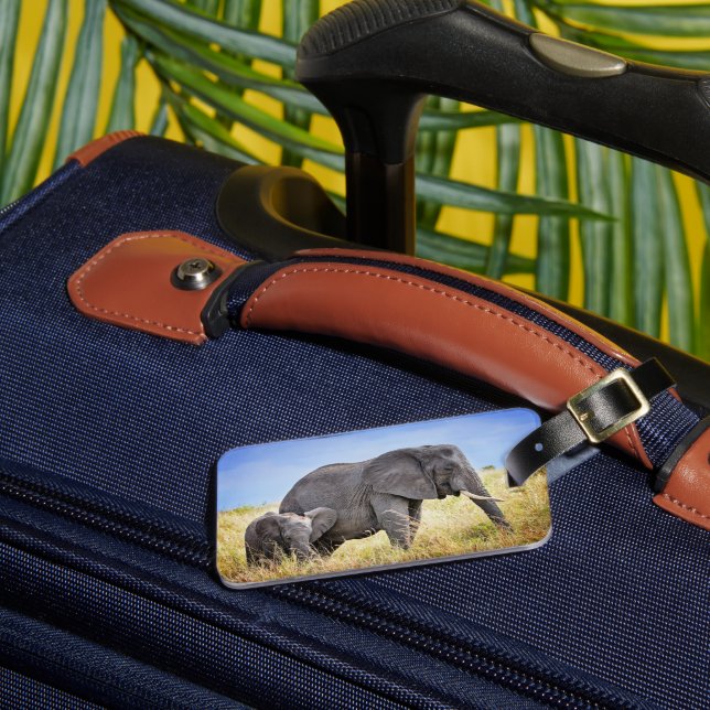 Cutest Baby djur | Afrikanskt elefant och Mor Bagagebricka (Framsida Insitu 3)