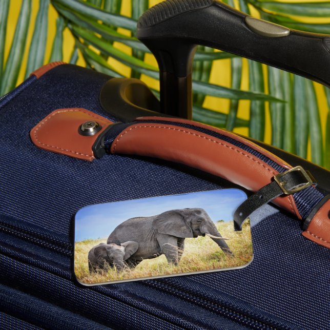Cutest Baby djur | Afrikanskt elefant och Mor Bagagebricka (Framsida Insitu 3)