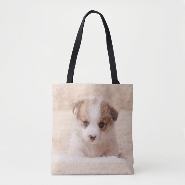 Cutest Baby djur | Baby Corgi Tygkasse (Framsida)