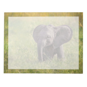 Cutest Baby djur Baby Elephant Kenya Afrika Anteckningsblock