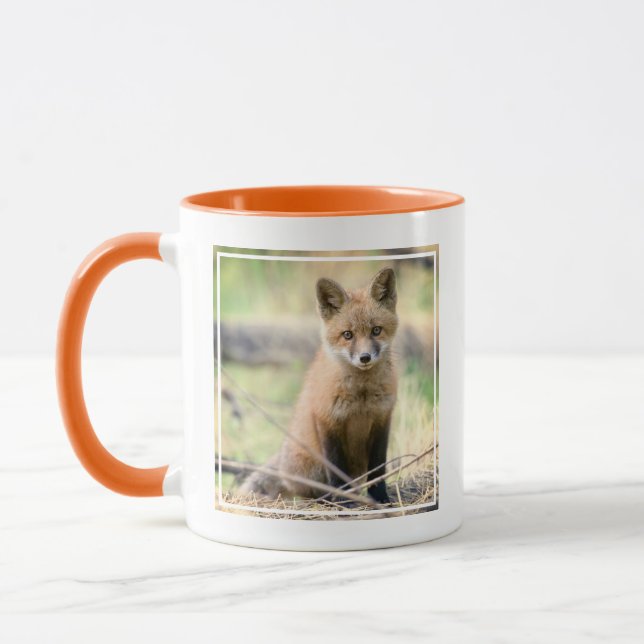 Cutest Baby djur | Baby Fox Mugg (Vänster)