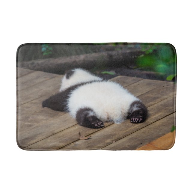 Cutest Baby djur | Baby Giant Panda Sleeping Badrumsmatta (Framsidan)