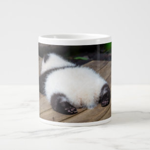Cutest Baby djur Baby Giant Panda Sleeping Jumbo Mugg