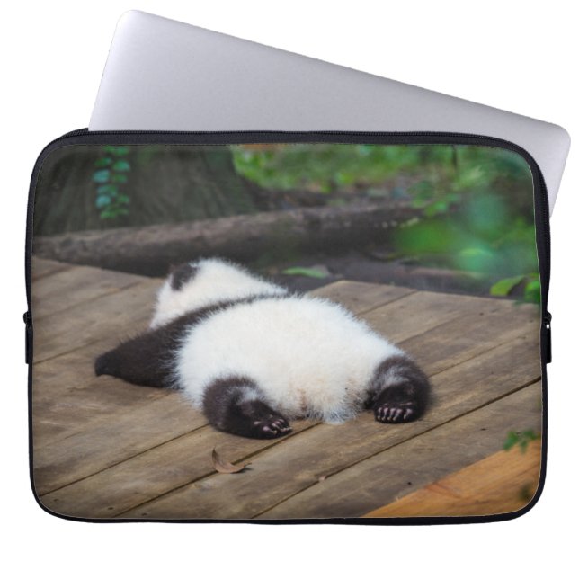 Cutest Baby djur | Baby Giant Panda Sleeping Laptop Fodral (Framsidan)