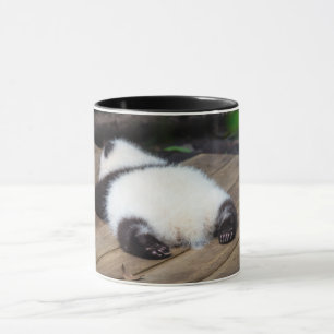 Cutest Baby djur Baby Giant Panda Sleeping Mugg