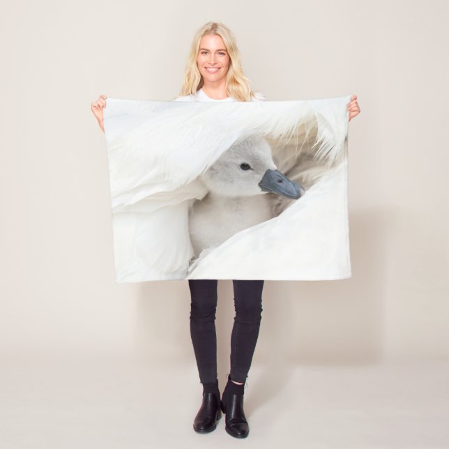 Cutest Baby djur | Baby Mute Svan Fleecefilt (På plats)