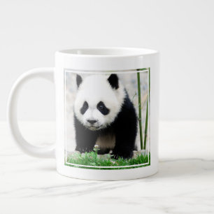 Cutest Baby djur Baby Panda Bear Jumbo Mugg