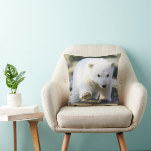 Cutest Baby djur   Baby Polar Bear Unge Kudde