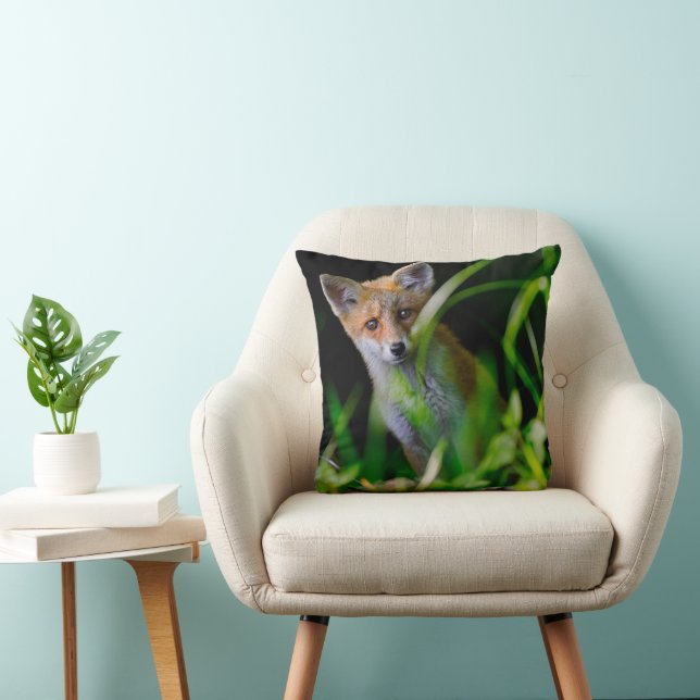 Cutest Baby djur | Baby Red Fox Kudde (Stol)