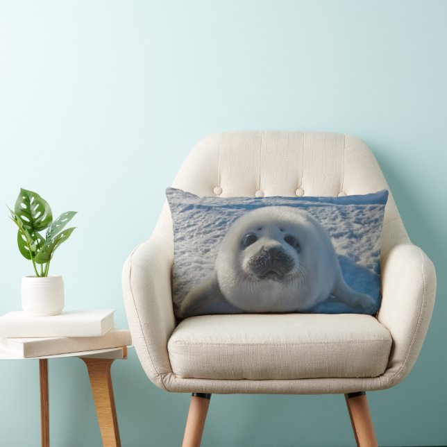 Cutest Baby djur | Baby Seal Lumbarkudde (Stol)