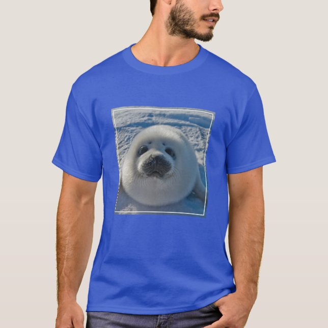 Cutest Baby djur | Baby Seal T Shirt (Framsida)