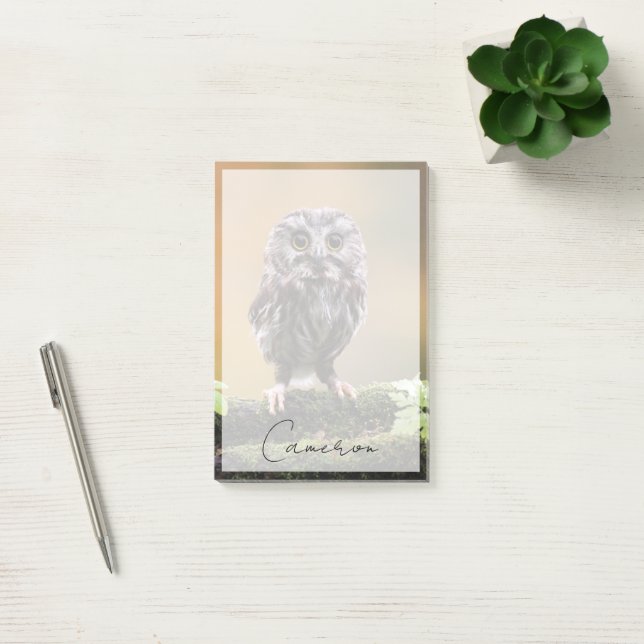Cutest Baby djur | BABY UGGLA Post-it Block (Kontor)
