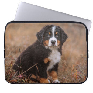 Cutest Baby djur Bernese Mountain Hund Laptop Fodral