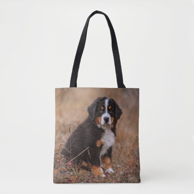 Cutest Baby djur | Bernese Mountain Hund Tygkasse (Framsida)