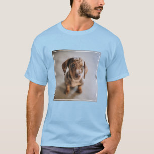 Cutest Baby djur   Brown Dachshund Puppy T Shirt