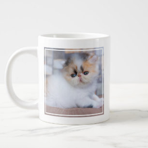 Cutest Baby djur   Calico Persian Kitten Jumbo Mugg