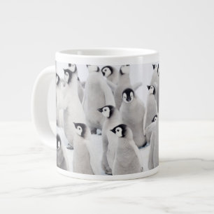 Cutest Baby djur Chickar av kejsar Penguin Jumbo Mugg