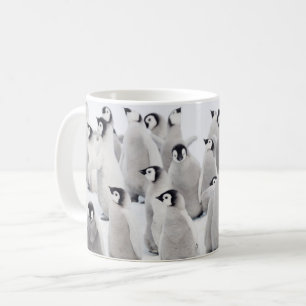 Cutest Baby djur Chickar av kejsar Penguin Kaffemugg
