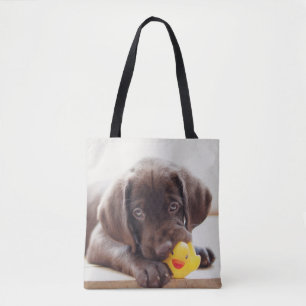 Cutest Baby djur Chocolate Labrador Puppy Tygkasse