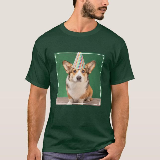 Cutest Baby djur | Corgi Birthday Puppy T Shirt (Framsida)