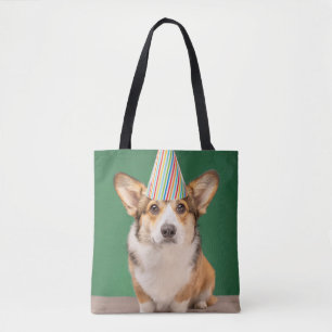 Cutest Baby djur Corgi Birthday Puppy Tygkasse