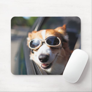 Cutest Baby djur Corgi Goggles i bilen Musmatta