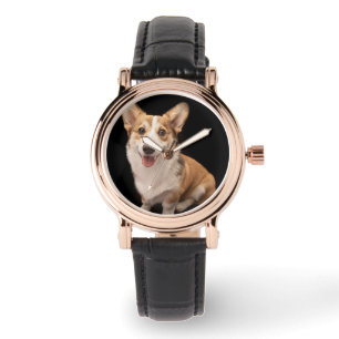 Cutest Baby djur Corgi Puppy Smile Armbandsur