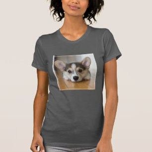 Cutest Baby djur Corgi Puppy Tittar T Shirt
