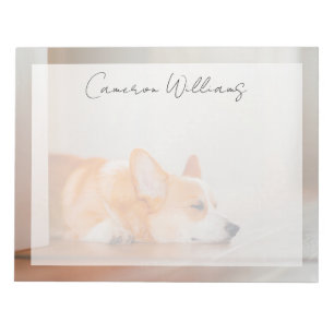 Cutest Baby djur Corgi Sleeping Anteckningsblock