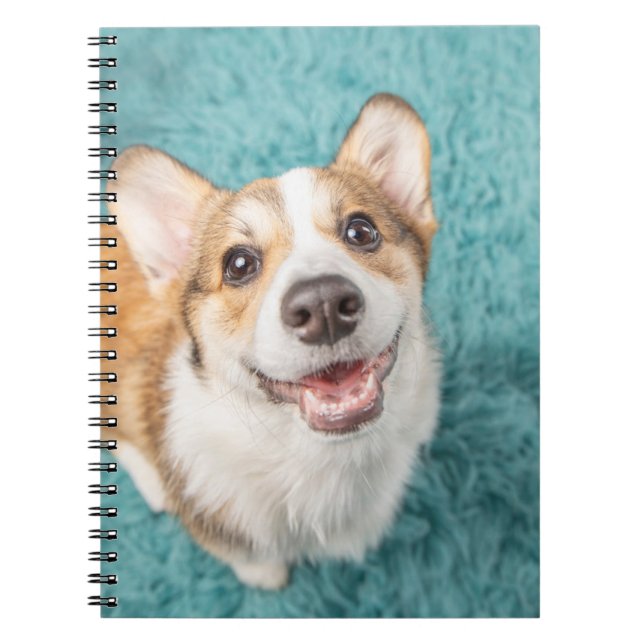 Cutest Baby djur | Cute Corgi Puppy Smile Anteckningsbok (Framsidan)