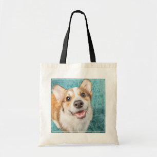 Cutest Baby djur Cute Corgi Puppy Smile Tygkasse